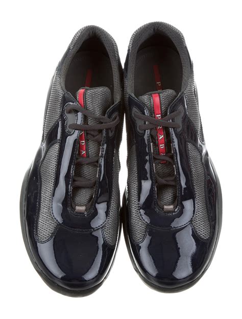 prada americas cup mens sneakers leather|Prada America's Cup original sneakers.